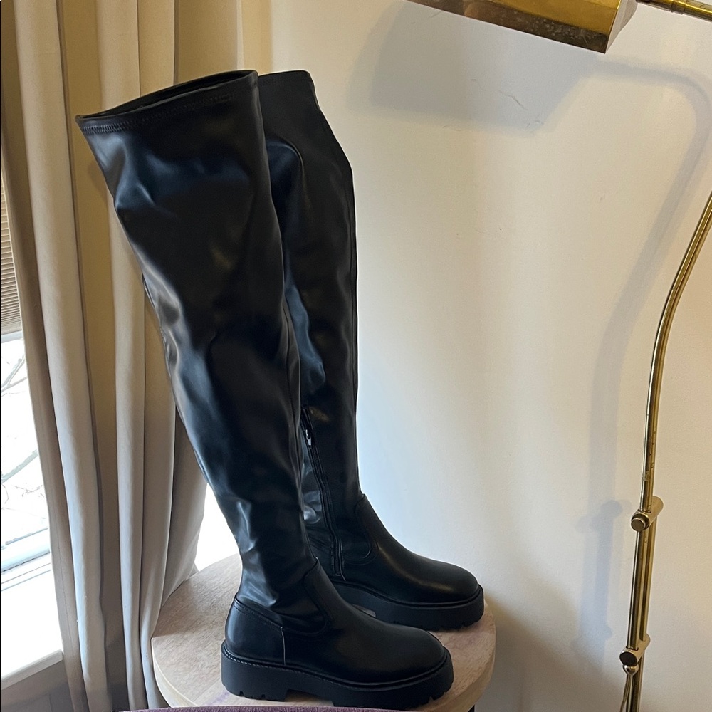 Women's Black Over-the-Knee Boots